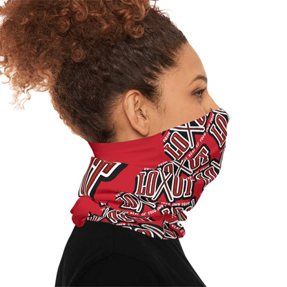 All Over Neck Gaiter  w/ Back Logo (Red)