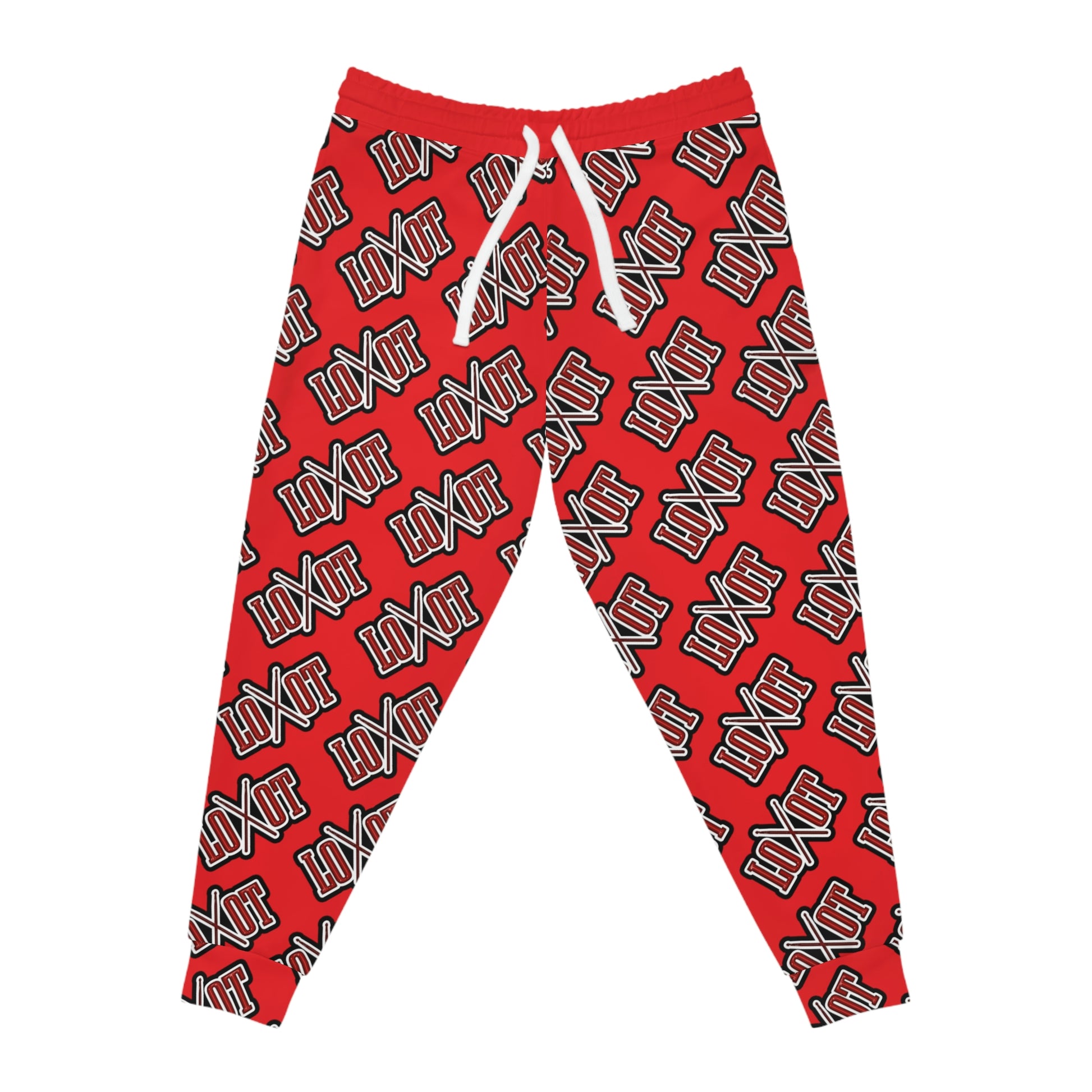 Loot Joggers(Red) - The LOOT Brand Apparel & Music