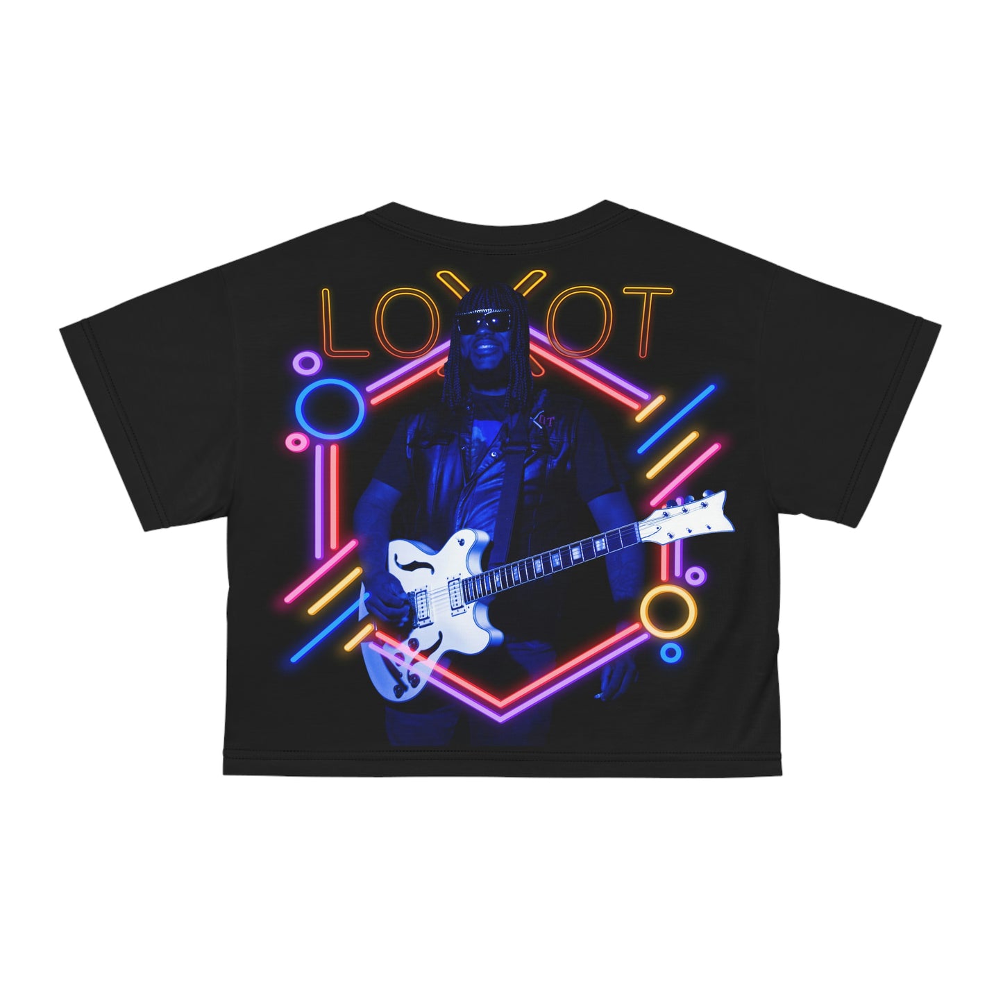 Retro Merc Crop Tee - The LOOT Brand Apparel & Music