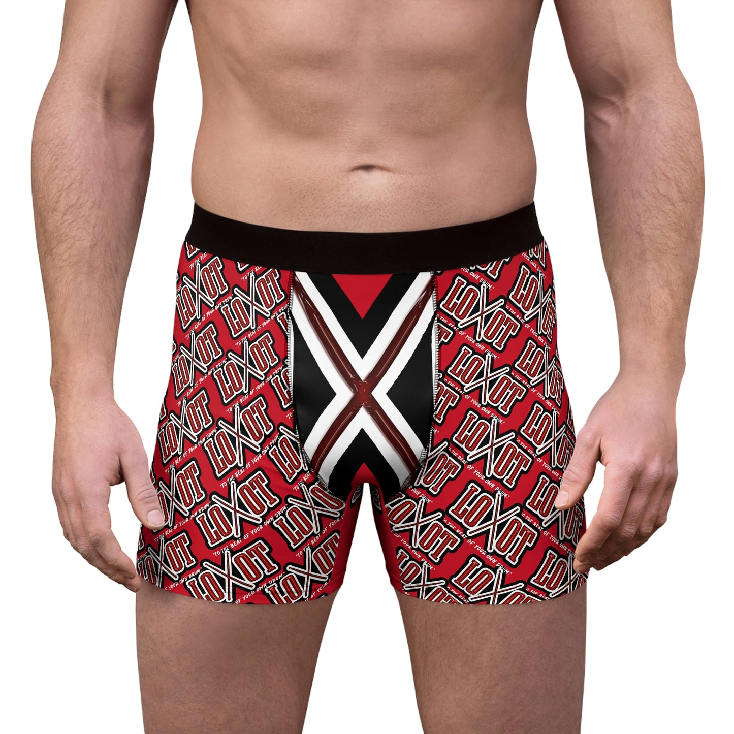 Men's "Keep It" Briefs(Red) - The LOOT Brand Apparel & Music