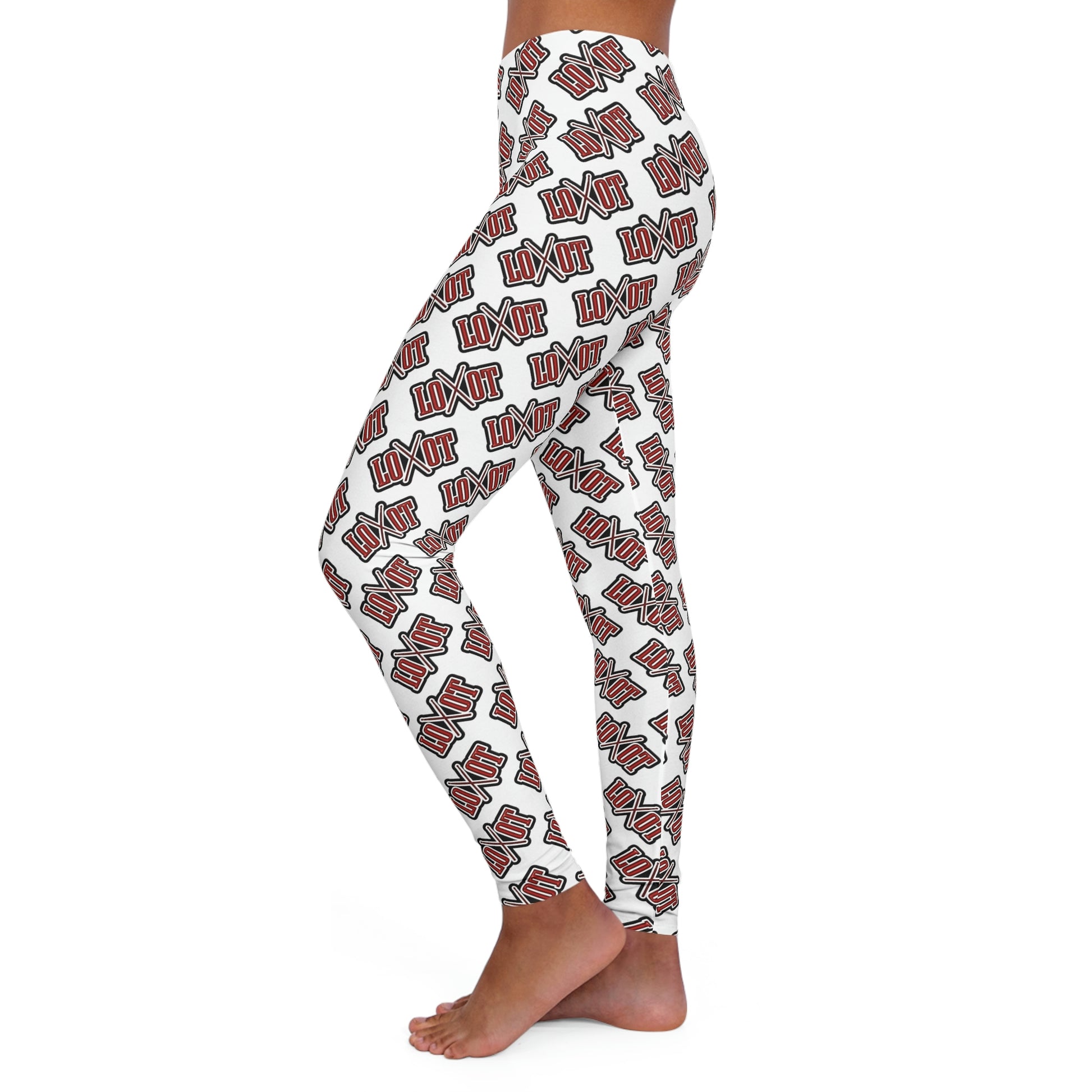 LOOT Leggings(White) - The LOOT Brand Apparel & Music