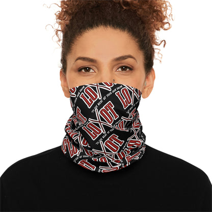 All Over Neck Gaiter (Black) - The LOOT Brand Apparel & Music