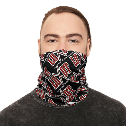 All Over Neck Gaiter (Black) - The LOOT Brand Apparel & Music