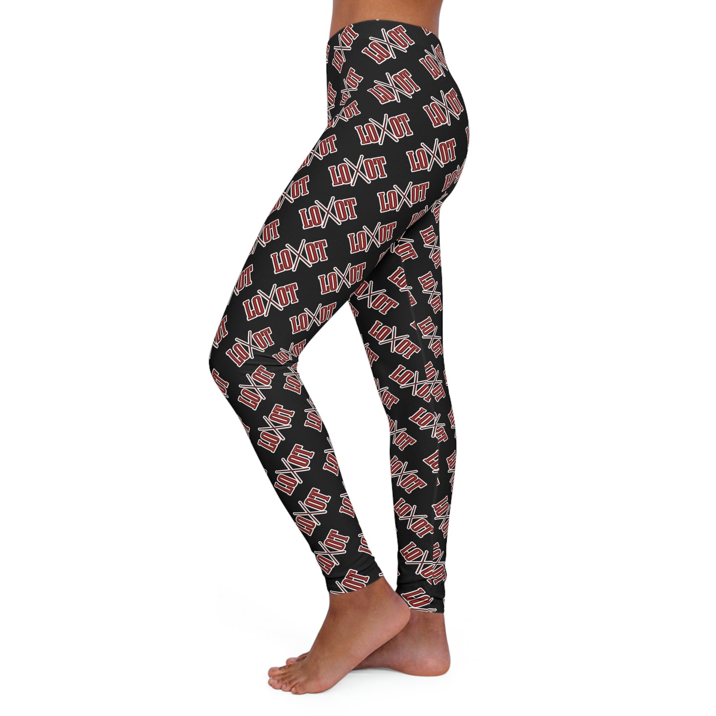 LOOT Leggings(Black) - The LOOT Brand Apparel & Music