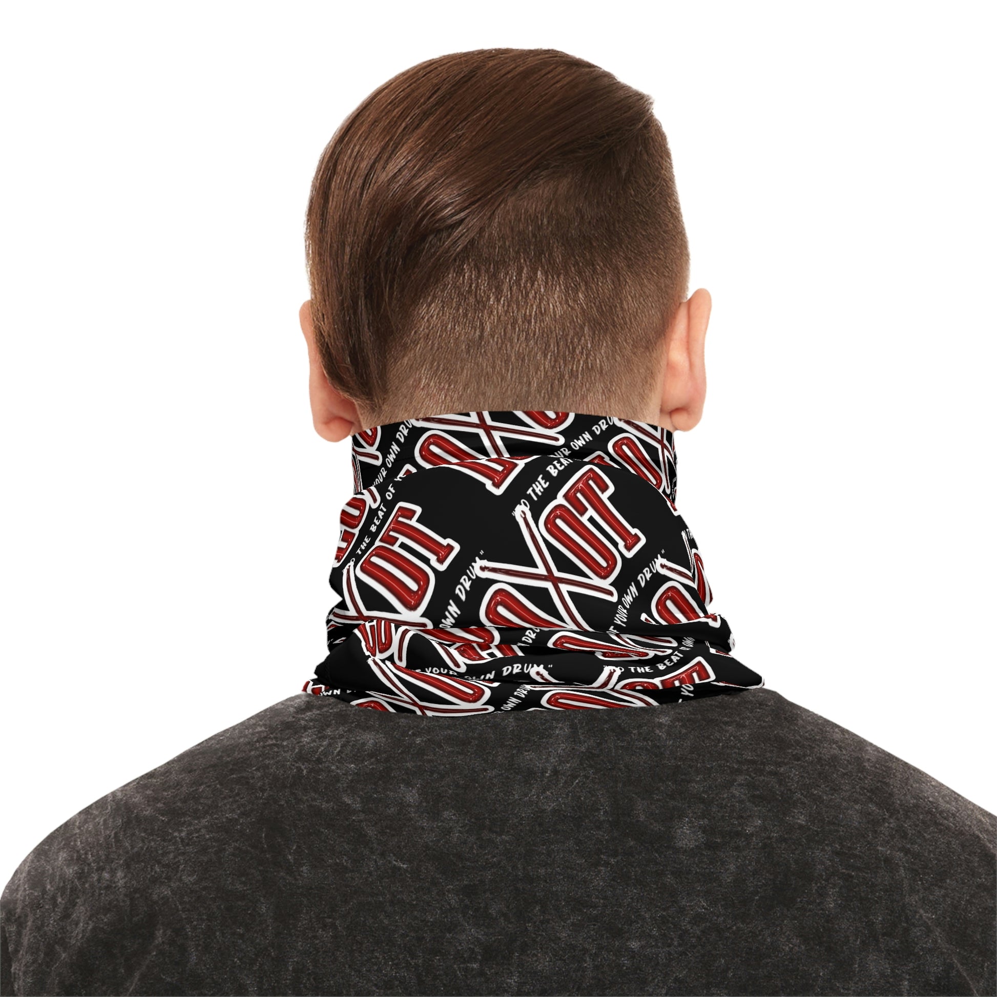 All Over Neck Gaiter (Black) - The LOOT Brand Apparel & Music