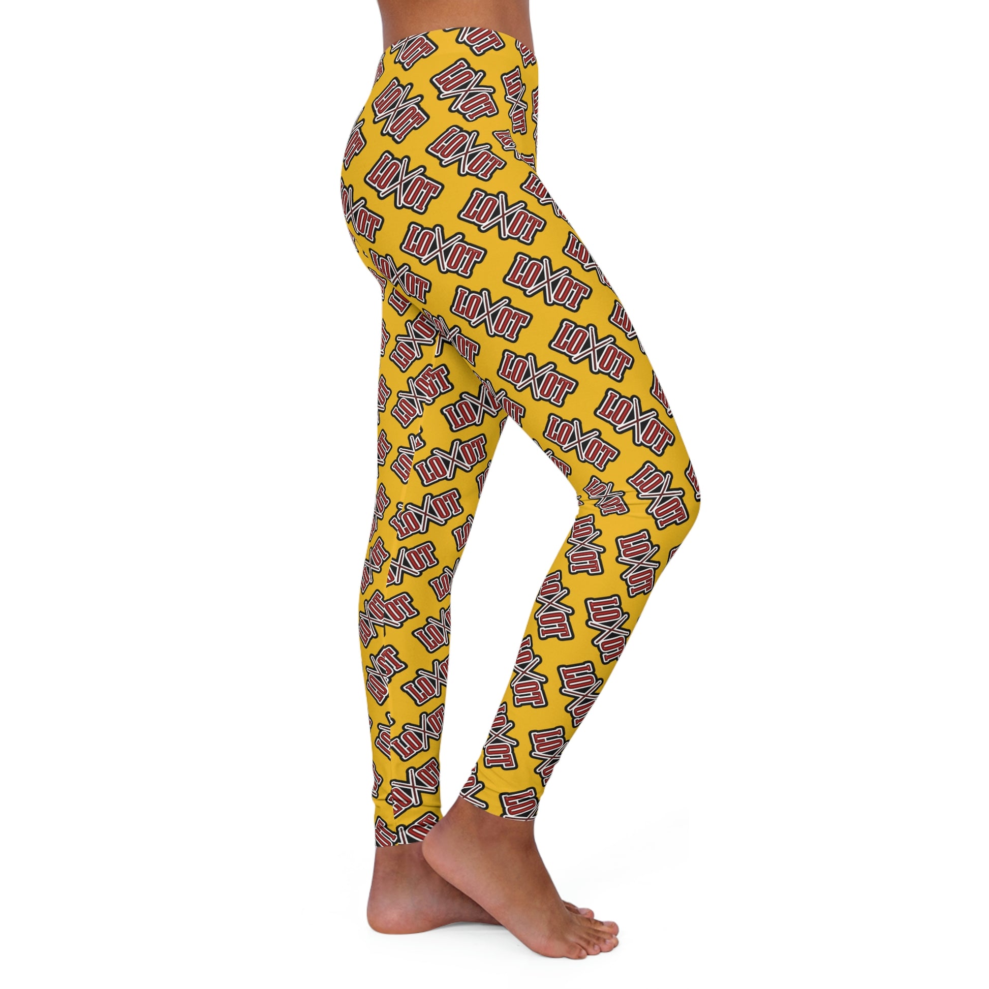 LOOT Leggings(Yellow) - The LOOT Brand Apparel & Music