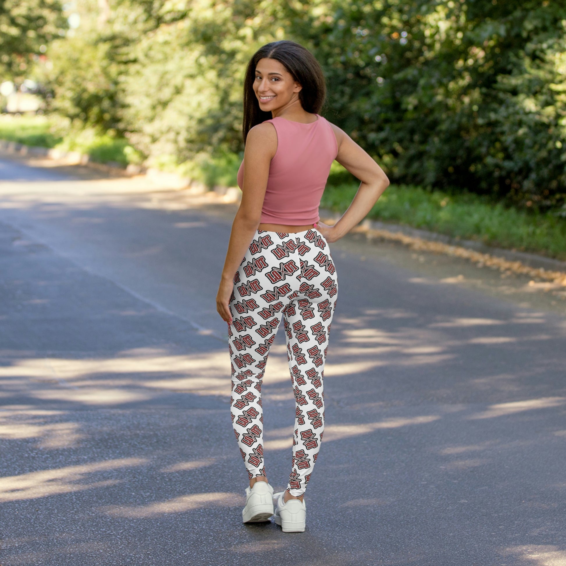 LOOT Leggings(White) - The LOOT Brand Apparel & Music