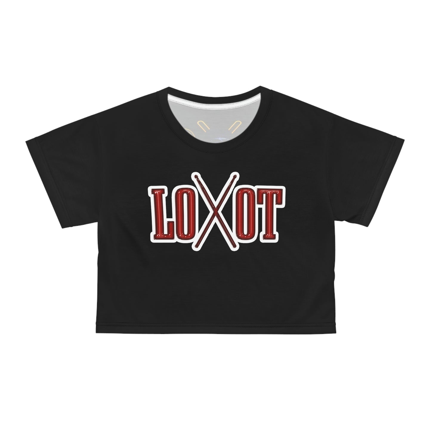 Retro Merc Crop Tee - The LOOT Brand Apparel & Music