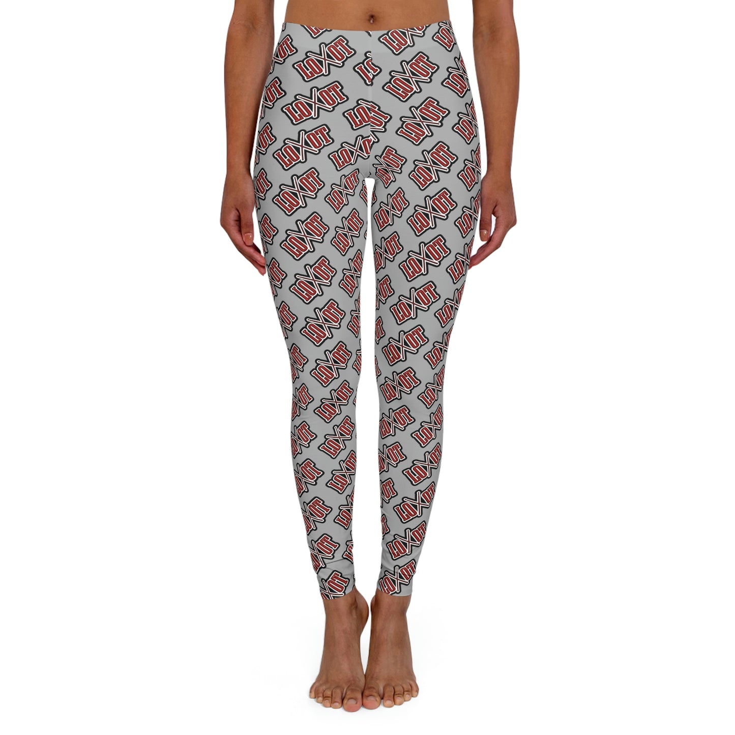 LOOT Leggings(Light Grey) - The LOOT Brand Apparel & Music