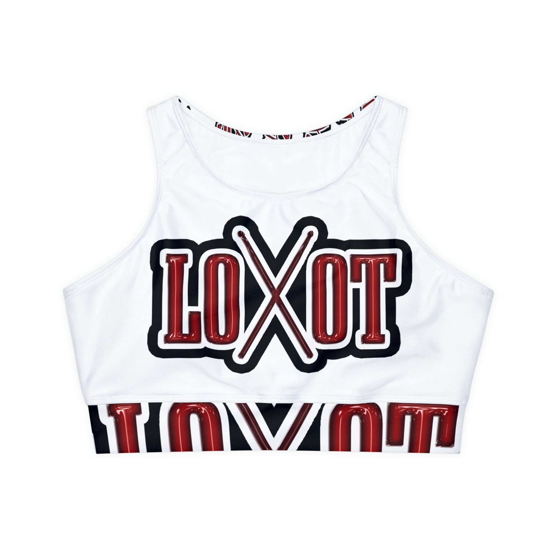 The Racket Girl(White) - The LOOT Brand Apparel & Music