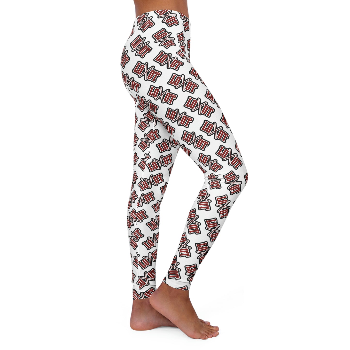 LOOT Leggings(White) - The LOOT Brand Apparel & Music